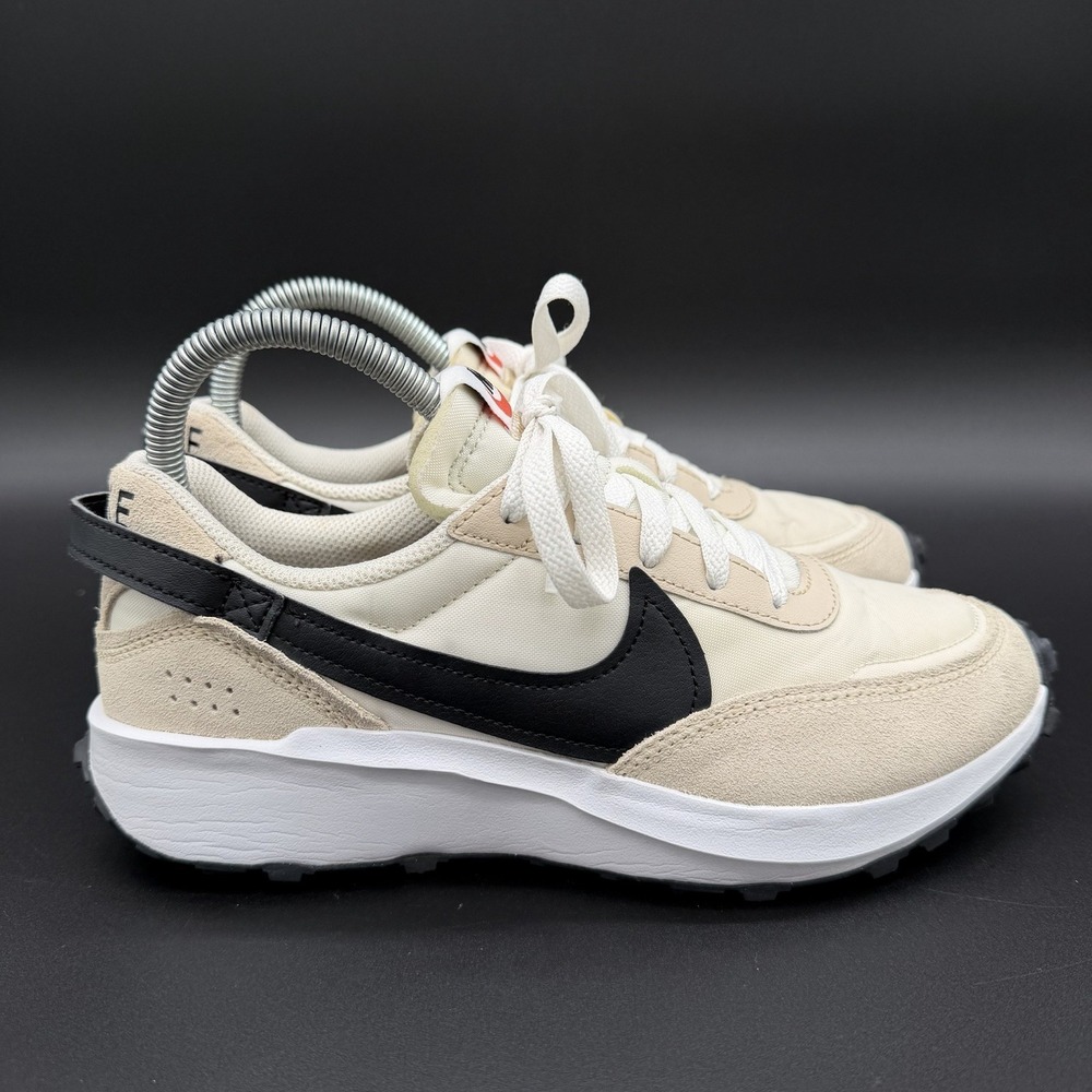 Nike Waffle Debut Women's 7.5 Sanddrift White Athletic Running Shoes Casual